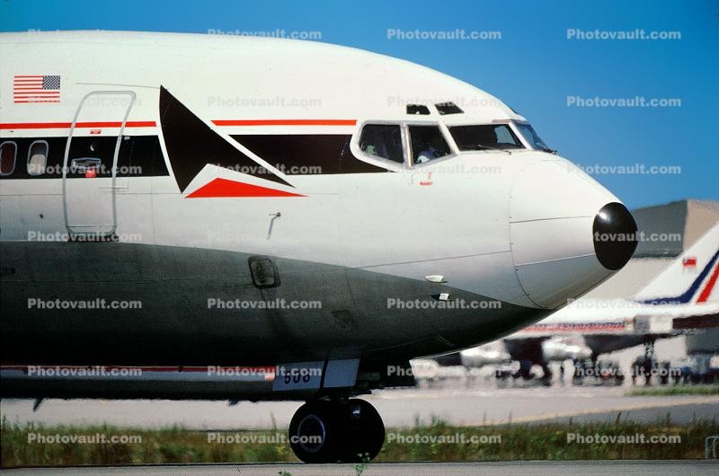 N506DA, Boeing 727-232, Delta Air Lines, JT8D-15 s3, JT8D, milestone of flight, 727-200 series