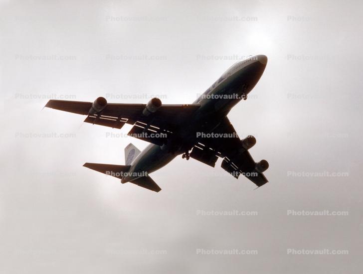Boeing 747 landing, Pan American Airways PAA