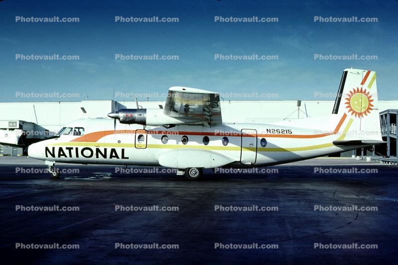 N26215, Nord 262A-44, National Commuter Airlines, 1983, Aerospatiale N 262, Fregate, 1980s