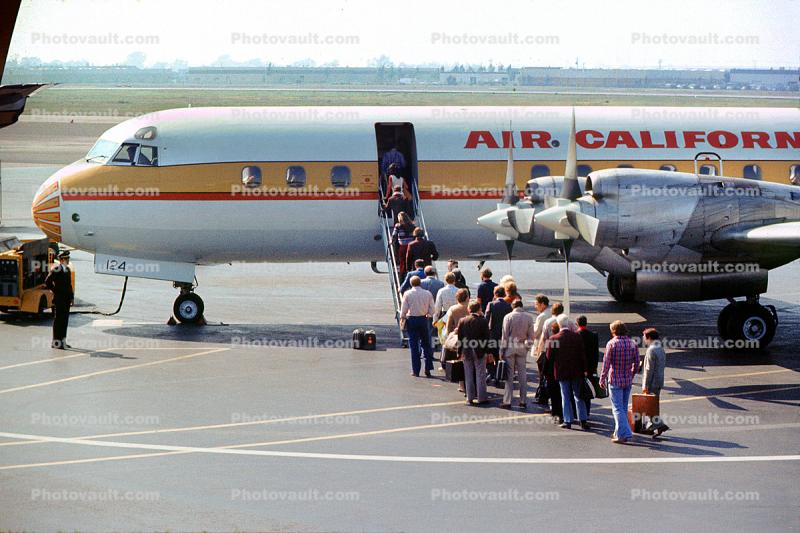 N124AC, L-188A Electra, Air California ACL, Passengers