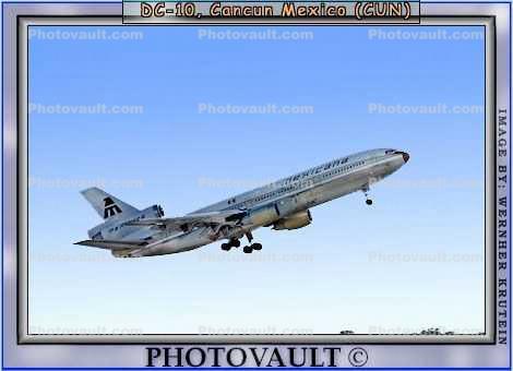 N10045, Mexicana Airlines, Douglas DC-10-15, Cancun, CF6-50C2F, CF6