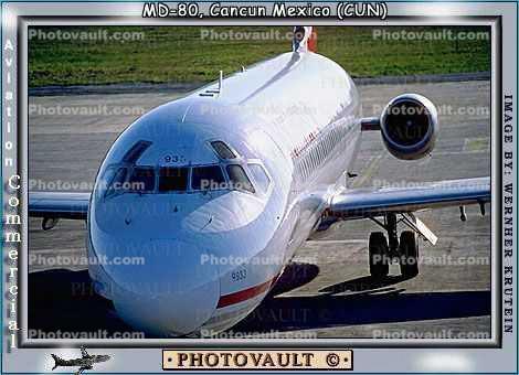 N1334U, Douglas DC-9-31, Northwest Airlines NWA, JT8D-7B s3, JT8D, Cancun