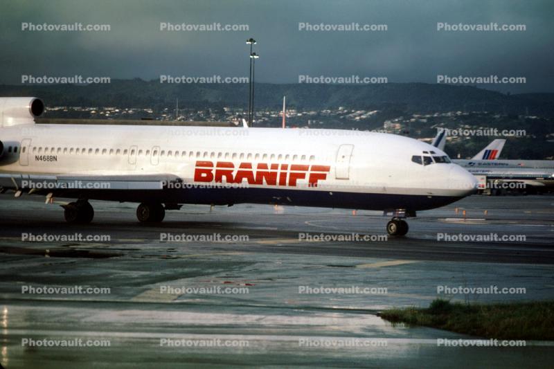 N468BN, Boeing 727-227, Braniff International Airways, 727-200 series