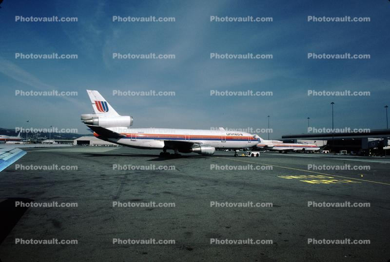 N1841U, United Airlines UAL, Douglas DC-10-10