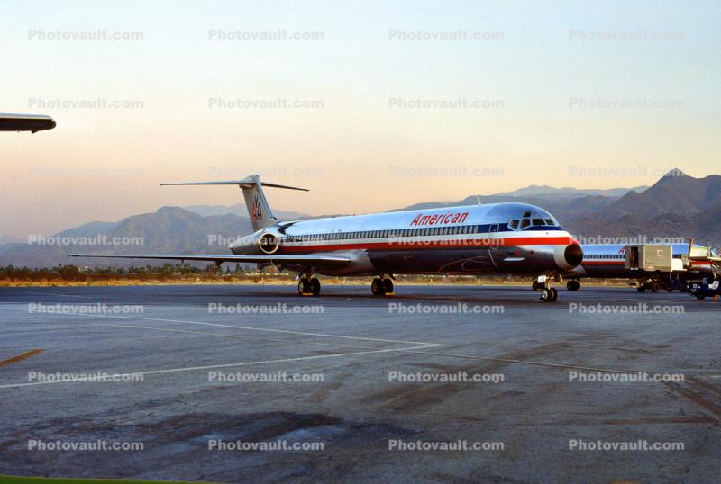 N563AA, American Airlines AAL, MD-83, Palm Springs International Airport