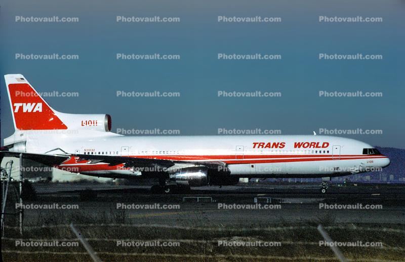 Trans World Airlines TWA, Lockheed L-1011-100, (SFO), N31032, RB211