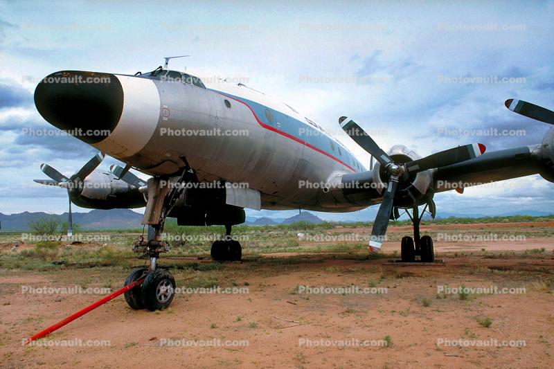 N494TW, Conifair Aviation Inc, Lockheed 749, Ryan Airfield, Airport, (RYN), Tucson, April 1988