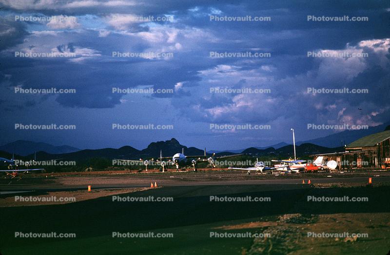 Lockheed VC-121B USAF, 48-0608, 80608, O-80608, N608AS, Lockheed 749-79 Constellation,, Ryan Airfield, Airport, (RYN), Tucson