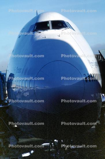 N735PA, Boeing 747-121, San Francisco International Airport (SFO), Clipper Spark of the Ocean, 747-100 series, JT9D-7A, JT9D