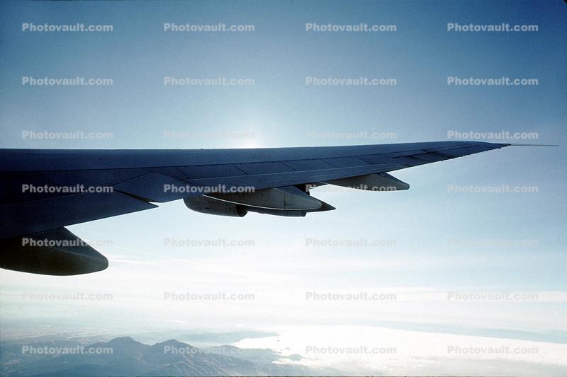 Boeing 747 Lone Wing in Flight