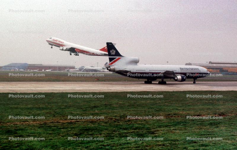 Trans World Airlines TWA, Boeing 747, Lockheed L-1011, British Airways BAW