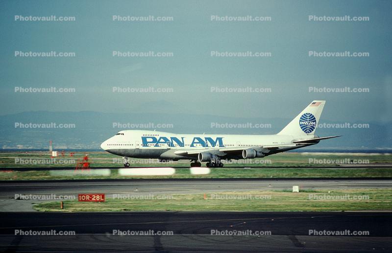 N723PA, China Clipper-II, 	Boeing 747-212B, 747-200 series, San Francisco International Airport (SFO), Pan American Airways PAA, JT9D-7J, JT9D