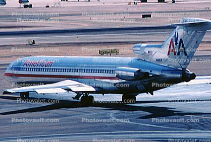 N6831, American Airlines AAL, Boeing 727-223, JT8D, 727-200 series