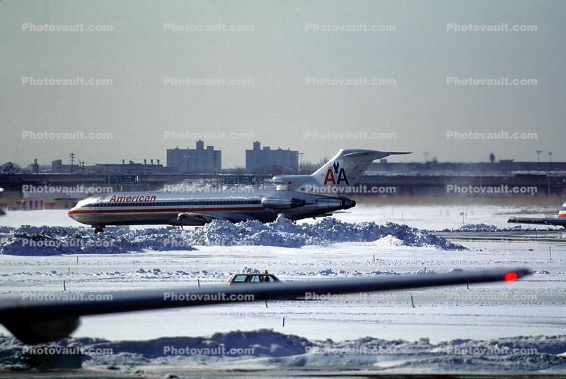 American Airlines AAL, Boeing 727-223, N887AA, March 1993