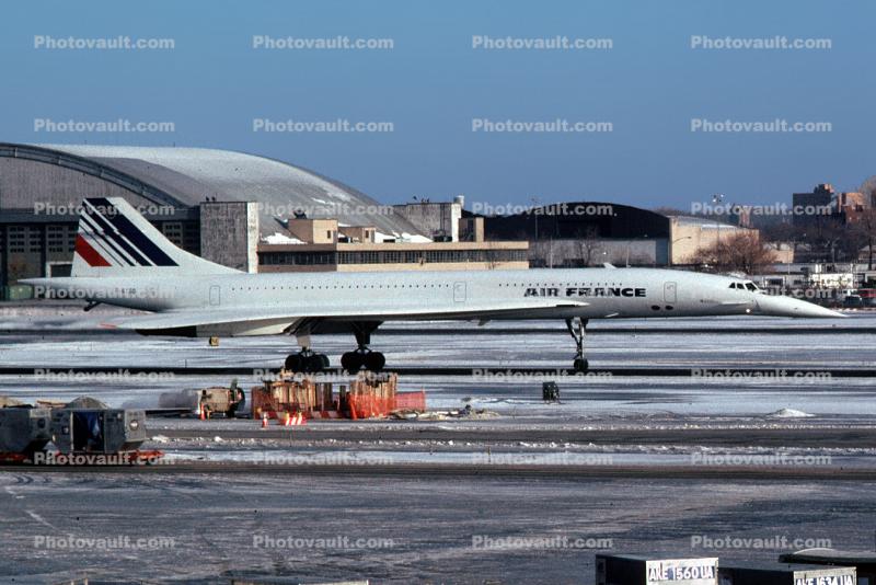 F-BTSD, Air France AFR, Concorde SST, JFK, New York City, 19/01/1994