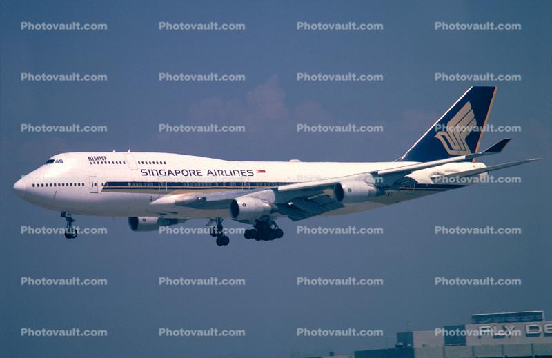 9V-SME, Boeing 747-412, Singapore Airlines SIA, 747-400 series, PW4056, PW4000