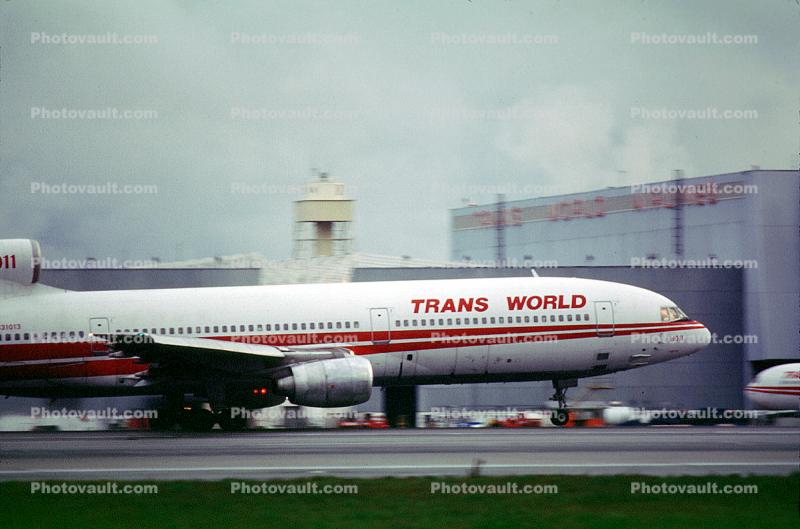 N31013, Trans World Airlines TWA, Lockheed L-1011-1, RB211, 21 January 1996