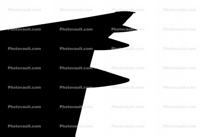 Lone Wing in Flight silhouette, logo, shape