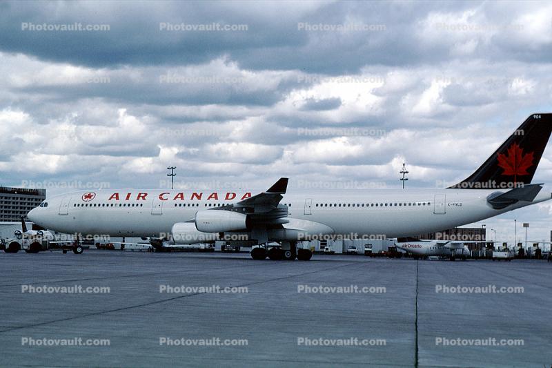 C-FYLD, Airbus A340-313X, Air Canada ACA, Toronto, Canada, CFM56-5C4, CFM56, Clara Campoamor