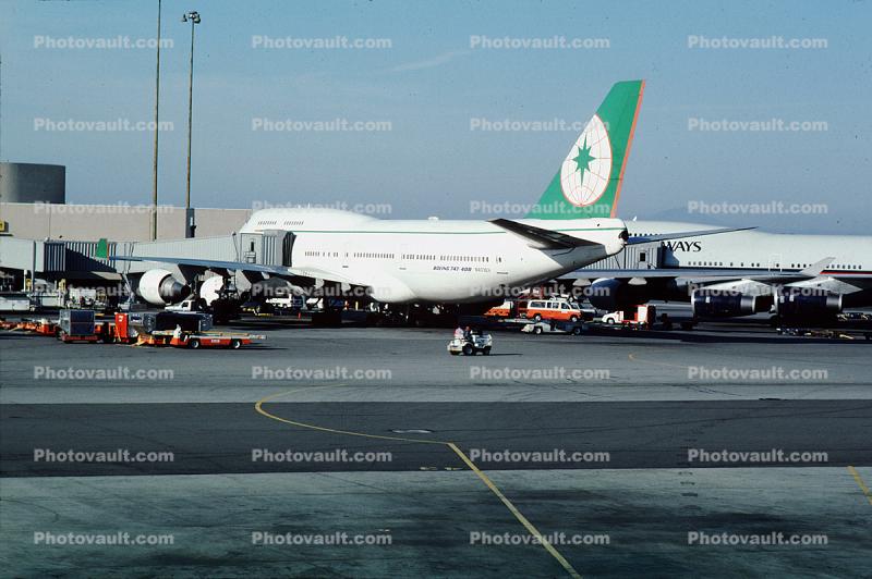 N403EV, Boeing 747-45E, 747-400 series, CF6-80C2, CF6