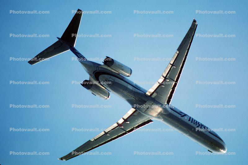 N950AS, JT8D, McDonnell Douglas MD-83, Alaska Airlines ASA, JT8D-219