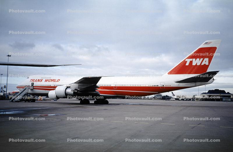 N305TW, Boeing 747-284B, 747-200 series,  JT9D-7A, JT9D