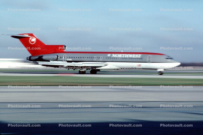 N721RC, Boeing 727-2S7, Northwest Airlines NWA, 727-200 series