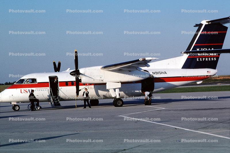 N941HA, US Airways AWE, de Havilland Canada DHC-8 102
