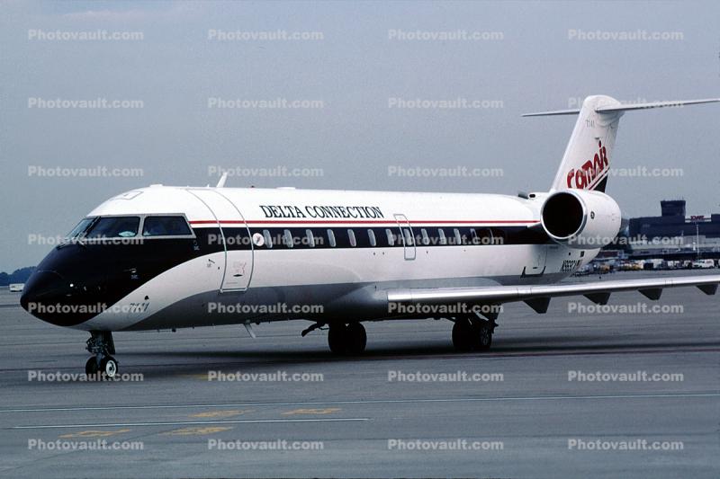 N969CA, Comair, Canadair CRJ-100ER, Delta Connection, CF34