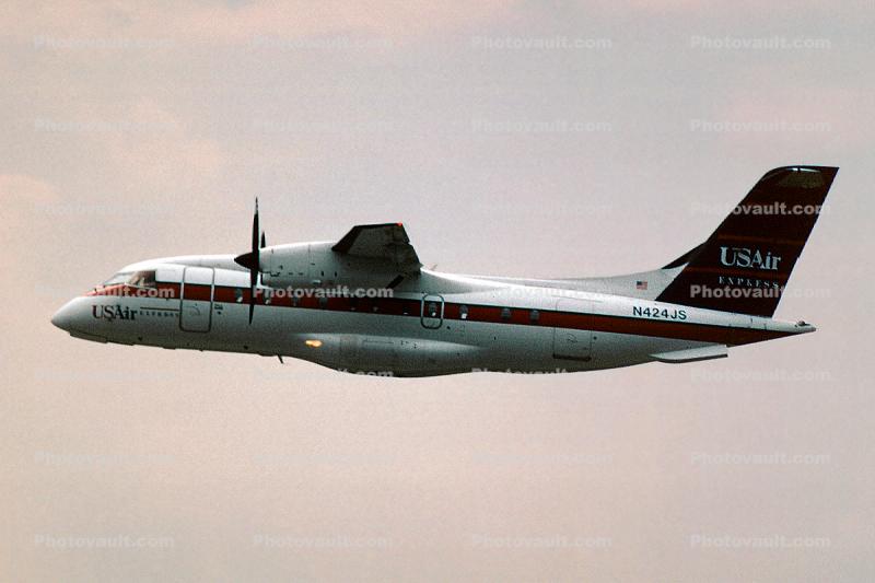 N424JS, Dornier Do328-110, US Air Express AWE