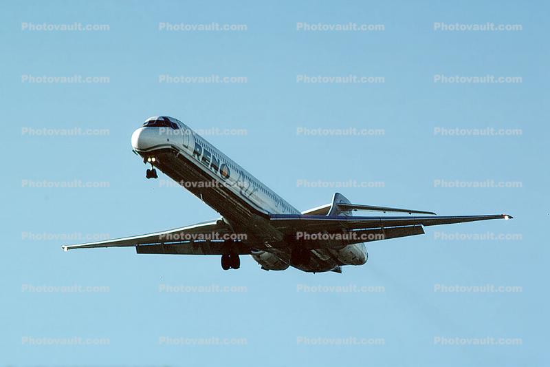 N901RA, Reno Air ROA, Douglas DC-9, Orange County Flyer