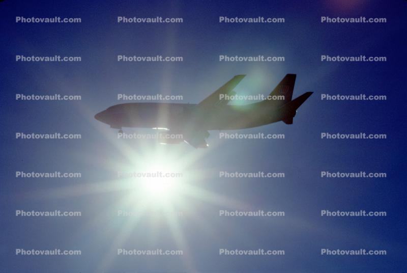 Boeing 737 In the Glow of the Sun