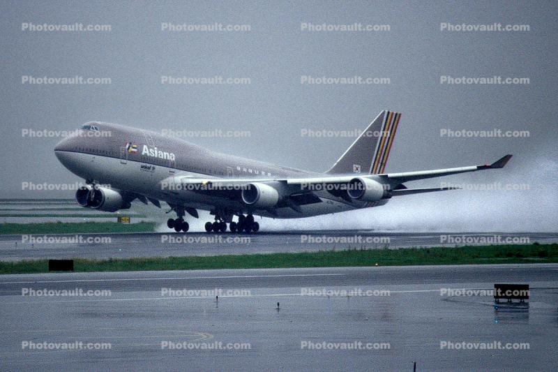 HL7414, Boeing 747-48E(BDSF), Asiana Airlines, (SFO)