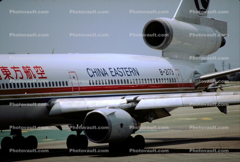 B-2173, McDonnell Douglas, MD-11, (LAX), China Eastern Airlines CES, CF6-80C2D1F, CF6