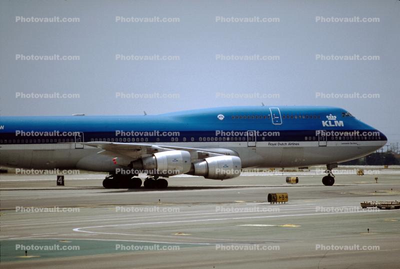 PH-BUW, Boeing 747-306, KLM Airlines, 747-300 series, CF6-50E2, CF6