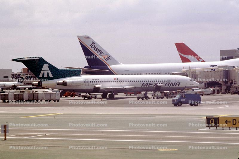 XA-MXD, Boeing 727-264, Mexicana Airlines, Minatitlan, JT8D, JT8D-17R s3, 727-200 series