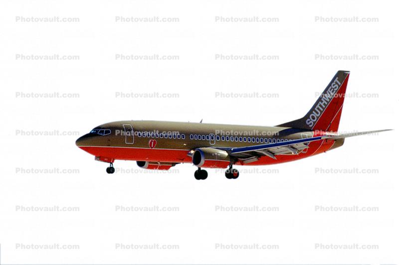 Boeing 737 photo-object, Southwest Airlines SWA, object, cut-out, cutout