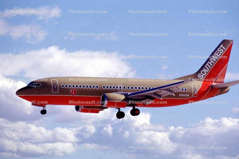 N360SW, Boeing 737-3H4, 737-300 series, CFM56, CFM56-3B1