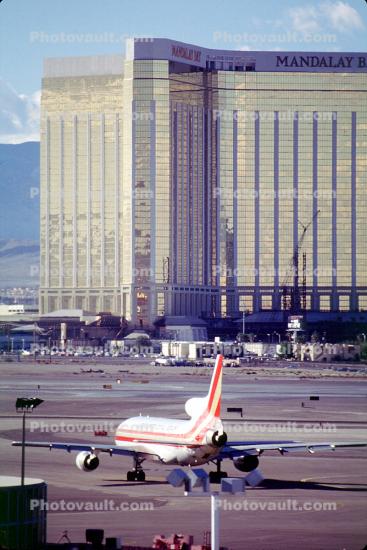 N109CK, Lockheed L-1011, Lockheed L1011-1-15, RB211-524B2, RB211, Mandalay Hotel, Las Vegas, Nevada