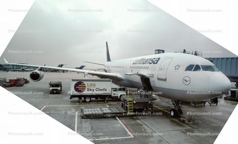 D-AIBH, Airbus A340-211, Lufthansa, Bremerhaven, CFM56-5C3/F, CFM56