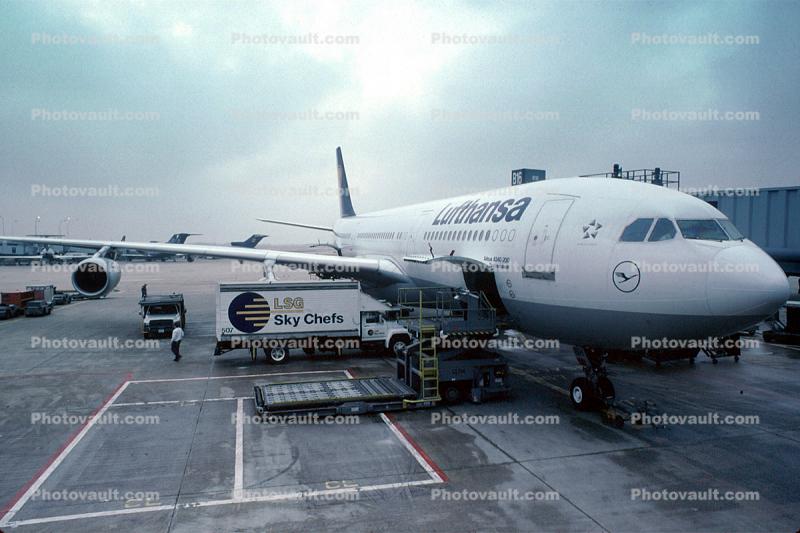 D-AIBH, Airbus A340-211, Lufthansa, Bremerhaven, CFM56-5C3/F, CFM56