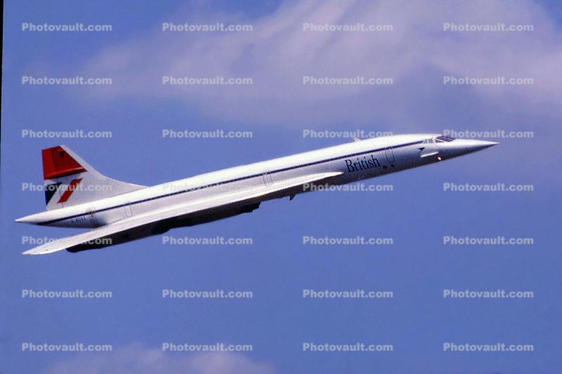 Concorde SST in Flight