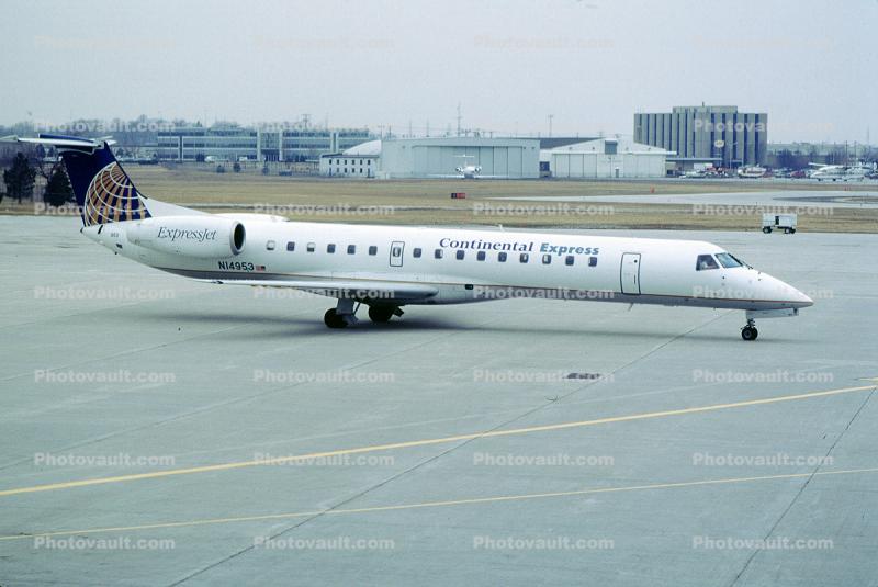 N14953, Embraer EMB-145LR, (ERJ-145LR), Continental Express COA