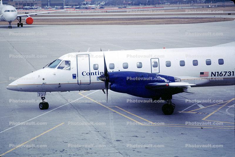 N16731, Continental Express, Embraer EMB-120RT Brasilia