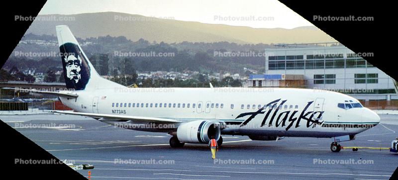 N773AS, Boeing 737-4Q8, Alaska Airlines ASA, (SFO), 737-400 series, CFM56