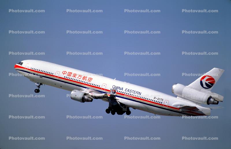 B-2175, (SFO), McDonnell Douglas, MD-11F, China Airlines, CF6-80C2D1F, CF6