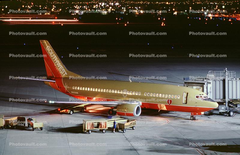 N610WN, (SJC), Boeing 737-3H4, Southwest Airlines SWA, 737-300 series, CFM56-3B1, CFM56