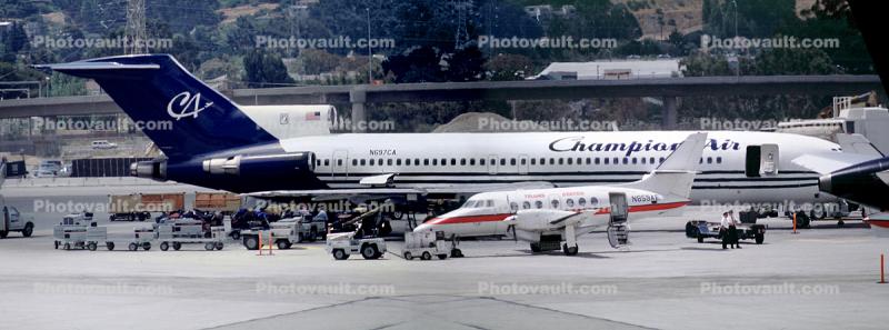N697CA, Champion Air, Boeing 727-270, JT8D-17A s3, JT8D, 727-200 series