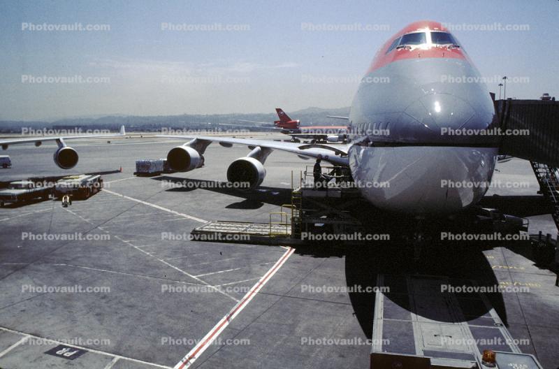 Boeing 747, Northwest Airlines NWA, head-on