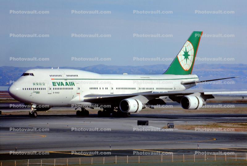 B-16462, Boeing 747-45EBDSF, CF6, (SFO), 747-400 series, CF6-80C2B1F